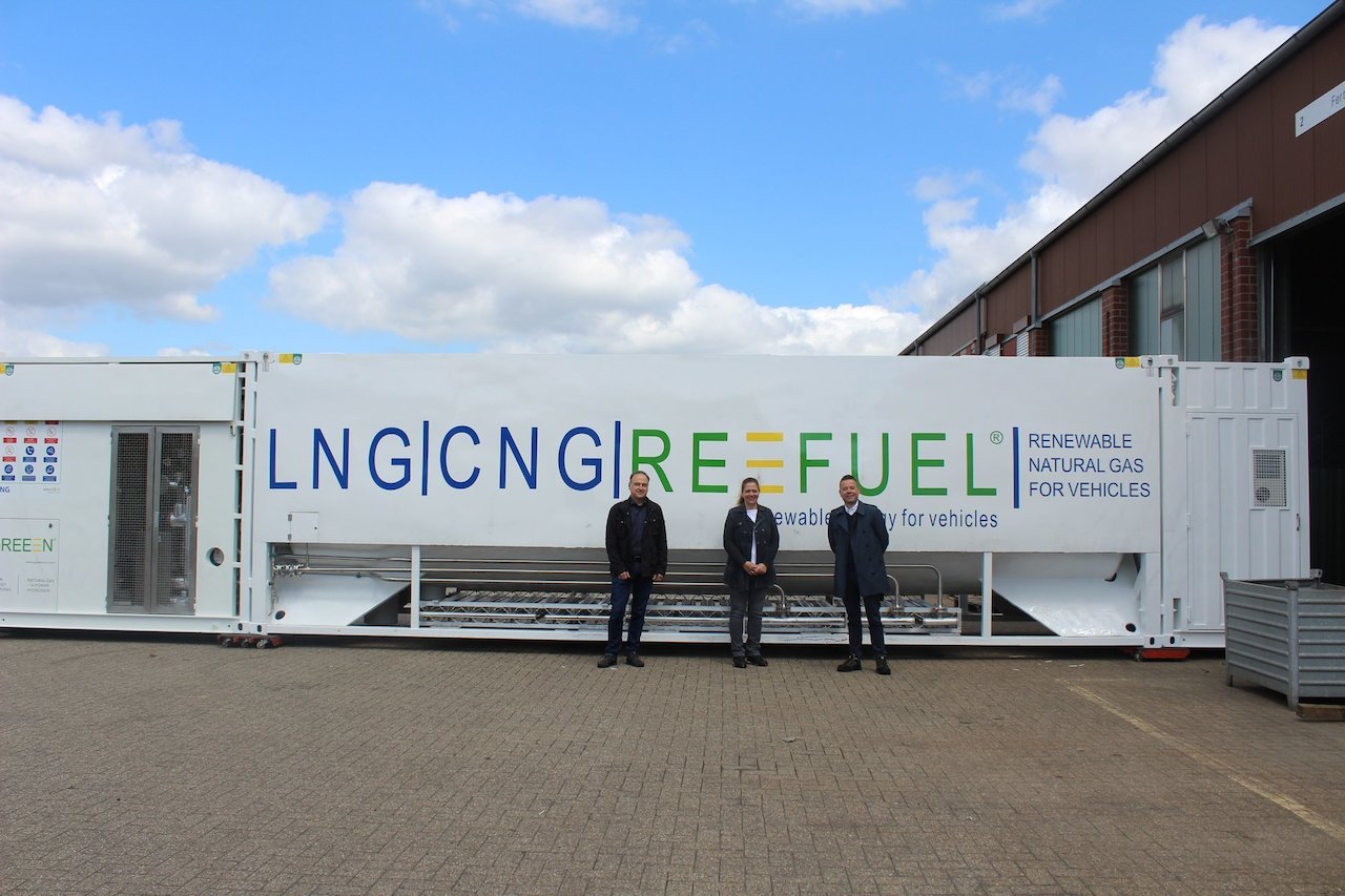 Unsere erste kombinierte LCNG XS Station ist fertiggestellt