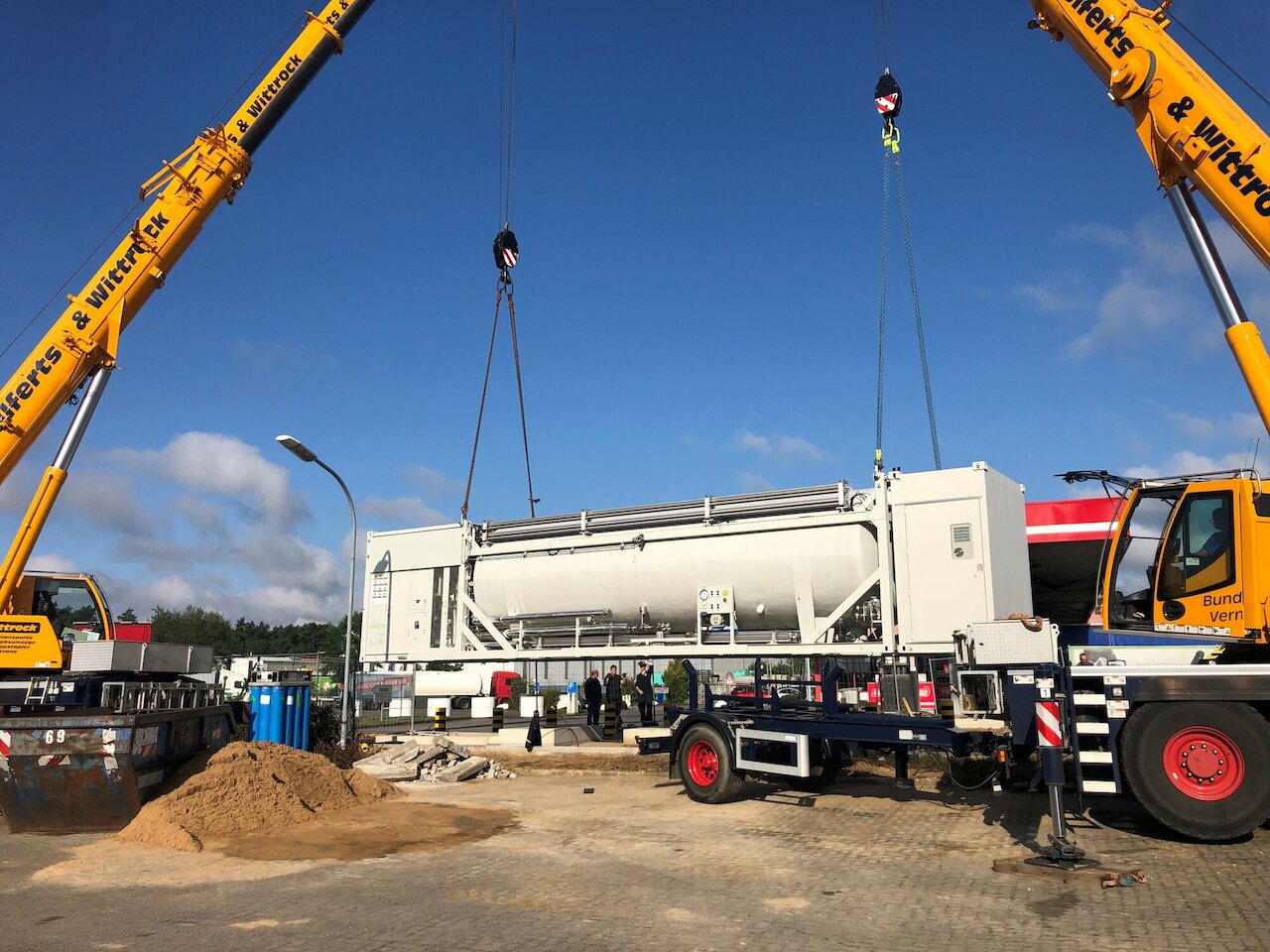 REEFUEL Bio-LNG filling station Neustadt-Glewe Image 1