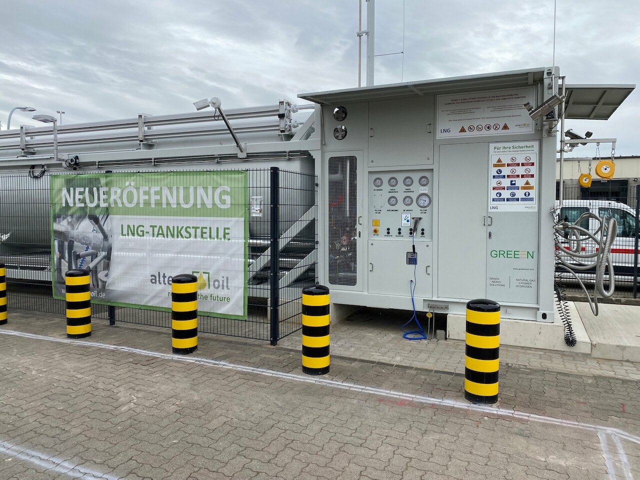 REEFUEL Bio-LNG Tankstelle in Neustadt-Glewe Image 1