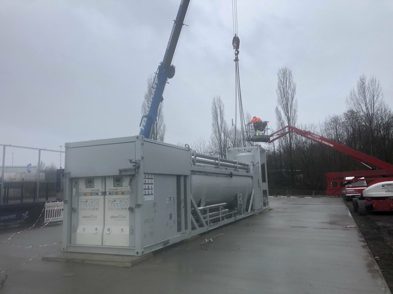 REEFUEL Bio-LNG filling station Kesselsdorf/Dresden Image 1